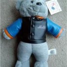 New York Mets Baseball Teddy Bear w Vinyl Jacket 13"