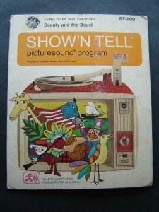 GE Show 'N Tell Picturesound Program Beauty and the Beast  Record ST-209 1966