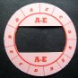 Cadaco All-Star Baseball Game Disk A-E Pink Background