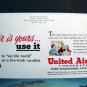 1949 United Aircraft Adv Proof ~ Collier's Post Holiday