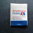 Americana Hotels American Airlines Vintage Airline Matchbook