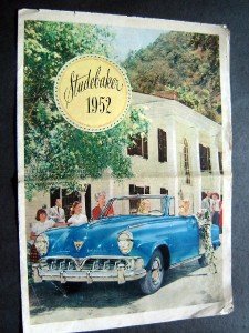 1952 Dealer (8) Page STUDEBAKER Champion & Commander V-8 Color Advertisement