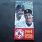 1984 Boston Red Sox Media Information Guide Jim Rice Wade Boggs Cover