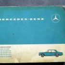 Original Circa 1960-1970s  220D Mercedes Benz Service Booklet  Multi Language VG