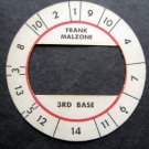Cadaco All-Star Baseball Game Disk Frank Malzone 3rd Base