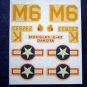 Vintage C-47 Douglas Dakota Airplane Model Decal Sheet Unused