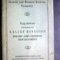 1935 Norfolk & Western Railway Co. Regulations Booklet Relief & Pension Dept