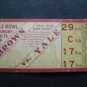Brown vs Yale College Football Ticket  Stub Yale Bowl Nov 11 1939