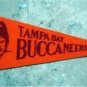 Vintage 1970s NFL Football Mini Pennant 12" Tampa Bay Buccaneers