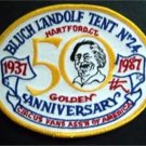 1937-1987 Circus Fans of America Tent # 24 Ct 4" Patch