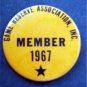 Game Reserve Association Inc Member 1967 Pin 2 1/4" Diameter