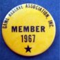 Game Reserve Association Inc Member 1967 Pin 2 1/4" Diameter