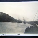 1920 Photo Ship / Steamer Leaving Panama Canal Area