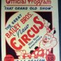 1946 The Great Bailey Bros New Circus Official Program Clown Cover Excellent
