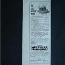 Hammond Typewriter Company ~  Multiplex Hammond Adv