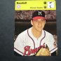 1977-1979 Sportscaster Card Baseball Warren Spahn Milwaukee Braves 23-23