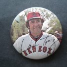 1970's Boston Red Sox Pin MIKE TORREZ  3" with Facsimilie Autograph
