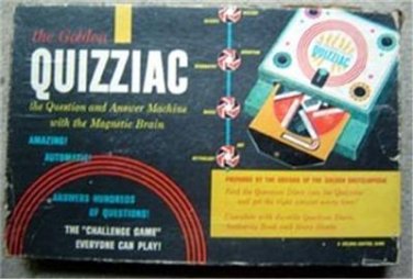 1960 The Golden Quizziac Question and Answer Game with the Magnetic Brain