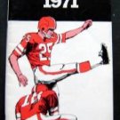 1971 College and Professional Football Booklet Esso Adv