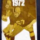 1972 College and Professional Football Booklet Esso Exxon Adv