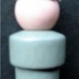 Fisher Price Little People Gray Wood Body Mailman