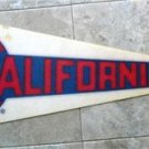 California Angels Baseball Pennant 1970s  MLB Logo Full Size 29 1/2" x 12"