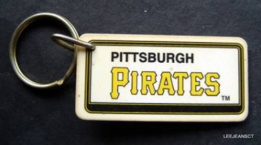 Pittsburgh Pirates Plastic Key Chain Tag Express MLB 1995 2 1/4"