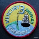 NASA Mercury 3 Freedom 7 Swissartex Space Patch 3" Round Shepard