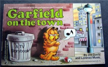 Garfield On the Town Book by Jim Davis 2nd TV Special 1983 Ballantine
