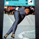 1977-1979 Sportscaster Card Speed Skating Sheila Young Times & Points 10-21