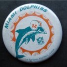 Miami Dolphins NFL Football Old Logo PIN White Background 3" Diameter