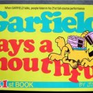 Garfield Says a Mouthful Book by Jim Davis 21st Book 1991 Ballantine