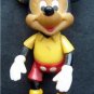 Vintage Mickey Mouse Walt Disney Posable Jointed Figure 6" tall Hong Kong