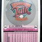 1989 Topps Baseball Talk Card Super Star Lou Brock Chi Cubs # 26 1962 Rookie