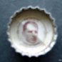 1960's  Coke Bottle Cap Football New England Patriots Jon Morris
