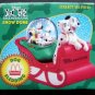 Disney Snow Dome Globe 101 Dalmatians McDonalds 1996 - Dog Sledding MIB