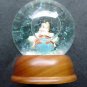 Disney Snow Dome Globe HAPPY Snow White Dwarf Limited Edition Wood Base