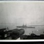 Early 1912 WWI Navy War Ship in Harbor of Photo Charleston N C or Norfolk Va