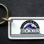 Colorado Rockies Plastic Key Chain Tag Express MLB 1995 2 1/4"