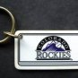 Colorado Rockies Plastic Key Chain Tag Express MLB 1995 2 1/4"