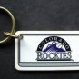 Colorado Rockies Plastic Key Chain Tag Express MLB 1995 2 1/4"