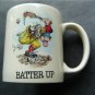 Batter Up Comic Gary Patterson Sports Collection Ceramic CUP 1984 Japan