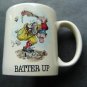 Batter Up Comic Gary Patterson Sports Collection Ceramic CUP 1984 Japan