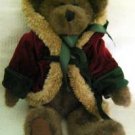 Boyds Bear Christmas Red Green Hooded Robe and Bell Retired 14" 1985-1997