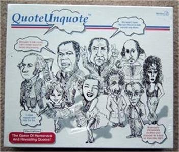 Quote Unquote Game 1994 Winslow First Edition Sealed