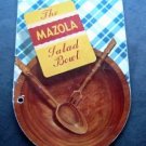 Vintage 1939 The Mazola Cooking Oil Salad Bowl Recipe 32 Page Booklet