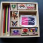 Melissa & Doug Friendship Stamp Set 9 Wooden Stamps 2 Pads 5 Colored Pencils
