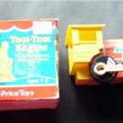 Vintage 1972 Fisher Price Toot Toot Engine in Original Box # 643