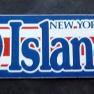 1989 New York Islanders NHL Hockey Bumper Sticker. Trench Mfg. Co