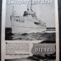 Vintage NCAA College Football Program Coast Guard vs. Univ of Conn Nov 14 1942